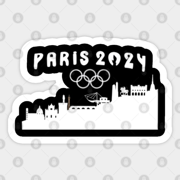 Paris Olympics 2024 with France focus Sticker by EastofEden